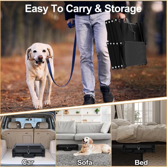 Extra Wide Dog Stairs for Large Dogs - Picture 5 of 6